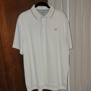 Chaps White Polo Shirt Classic Short Sleeve